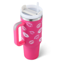 Reisebecher | 1200ML Isolierend Deckel Strohhalm Langlebig Vielseitig-Luzern Mode