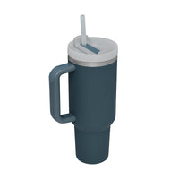 Reisebecher | 1200ML Isolierend Deckel Strohhalm Langlebig Vielseitig-Sturmsee-1200 ML-Luzern Mode