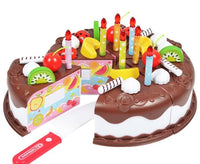 Kuchenspielzeug aus Kunststoff für Kinder zum Zählen, Schneiden & Dekorieren