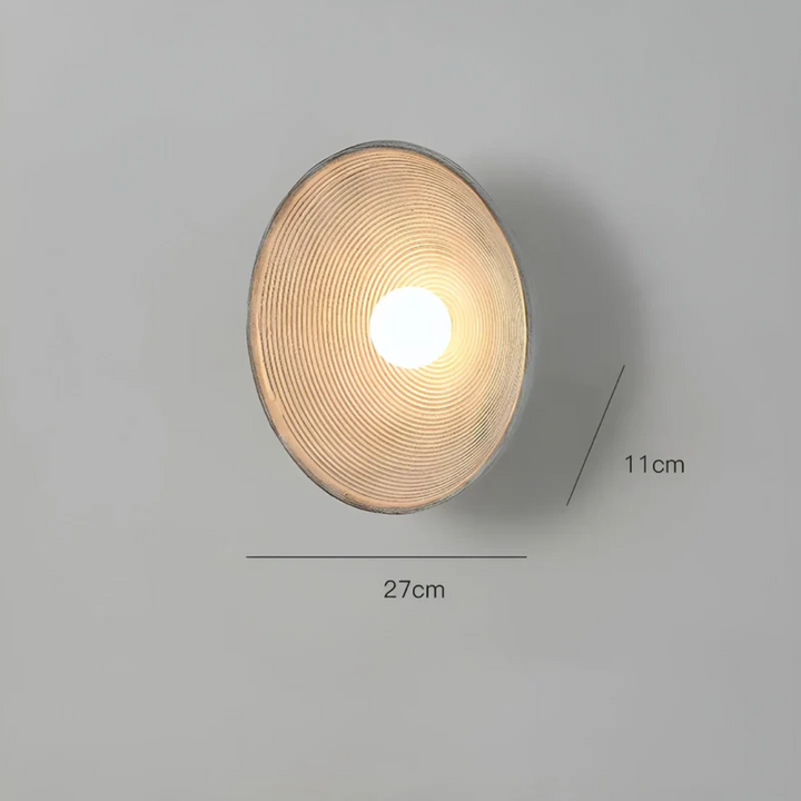 LED Wandleuchte | Scheibe Langlebig Stilvoll Einzigartig Sparsam Vielseitig Japanisch-Luzern Mode