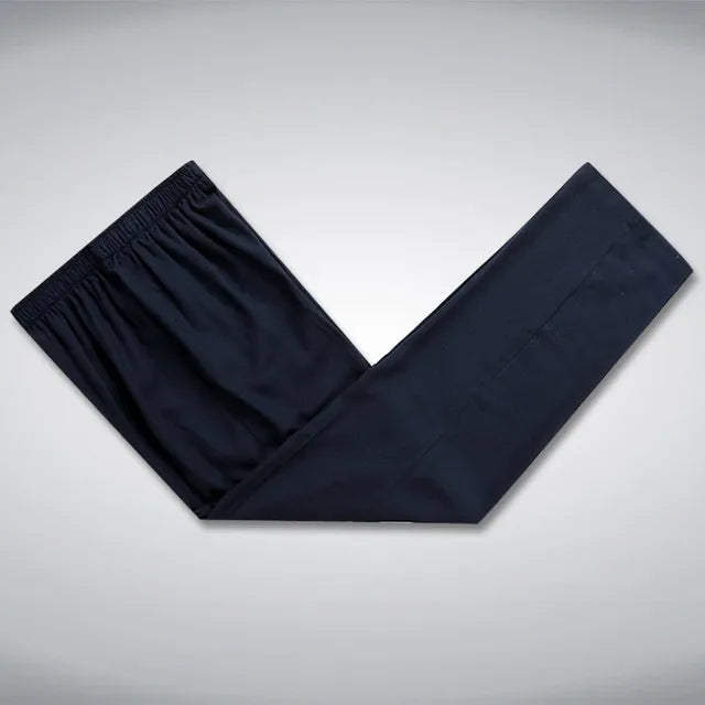 Herren Tang Anzughose mit Elastischem Bund und Tasche-Luzern Mode