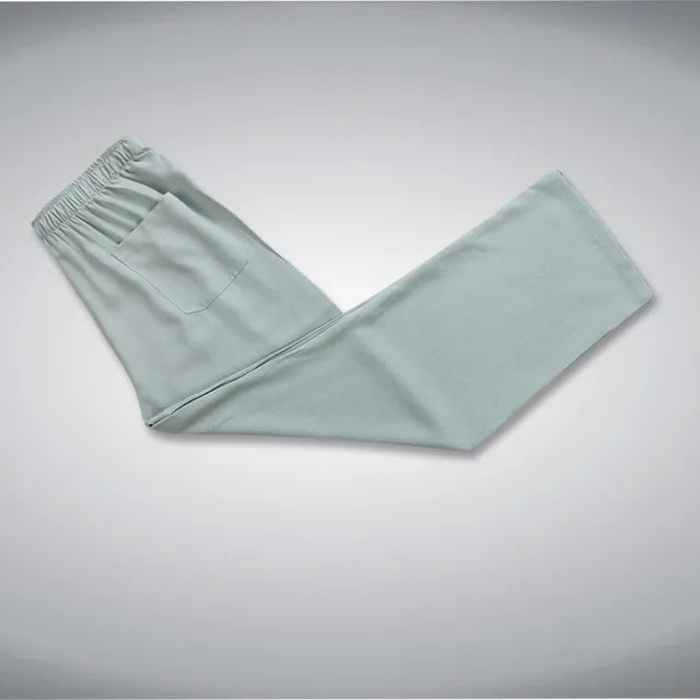 Herren Tang Anzughose mit Elastischem Bund und Tasche-Luzern Mode