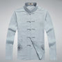 Herren Tang Anzughose mit Elastischem Bund und Tasche-Grau-S-Luzern Mode