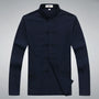 Herren Tang Anzughose mit Elastischem Bund und Tasche-Marineblau-S-Luzern Mode