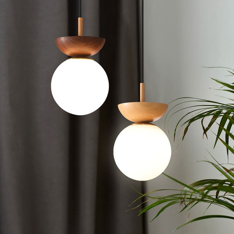 Japanische Stil Deckenlampe | Kugelform | LED | Energiesparend | Verstellbar-Luzern Mode