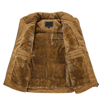 Herren Fleece Pullover mit Reißverschlusstasche, warm-Luzern Mode