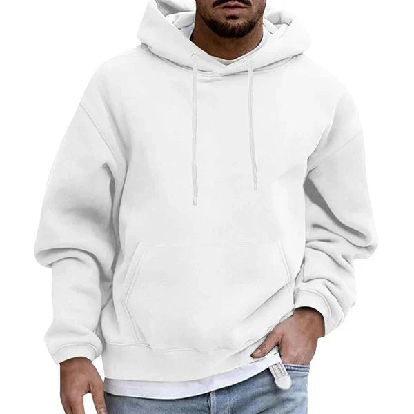 Oversize-Herrenhoodie mit Kängurutasche – Herbstedition Matteo