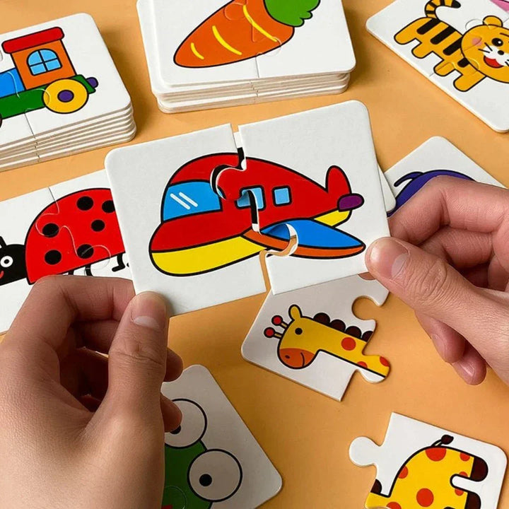 Karten-Memo-Spiel für Kinder – Fördert spielerisch Gedächtnis & Konzentration (1+1 Gratis)