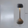 Tischlampe | Pilz Dimmbar Kabellos Stilvoll Langlebig LED Einzigartig-Grau Matt-Luzern Mode