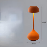 Tischlampe | Pilz Dimmbar Kabellos Stilvoll Langlebig LED Einzigartig-Orange-Luzern Mode