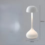 Tischlampe | Pilz Dimmbar Kabellos Stilvoll Langlebig LED Einzigartig-Weiß Matt-Luzern Mode