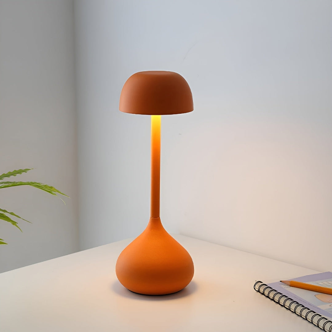 Tischlampe | Pilz Dimmbar Kabellos Stilvoll Langlebig LED Einzigartig-Luzern Mode