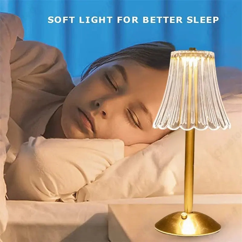Tischlampe | Kabellos LED Aufladbar Langlebig Stilvoll Tragbar Luxuriös-Luzern Mode