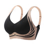 Nahtloser Damen-BH Set - Bequemer Sport-BH ohne Bügel-Schwarz-M(BC)（45-55KG)-Luzern Mode