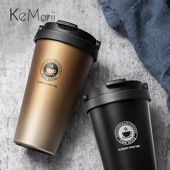 Kaffeebecher für unterwegs | Thermo | Doppelwandig | Isolierend | Stilvoll | Langlebig-Luzern Mode