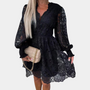 Kanten Midi-Kleid mit Blumenmuster – Eliane