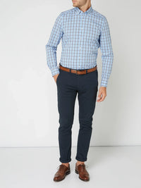 Herren Karohemd Langarm Business Freizeitmode Hemd-Luzern Mode