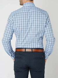 Herren Karohemd Langarm Business Freizeitmode Hemd-Luzern Mode
