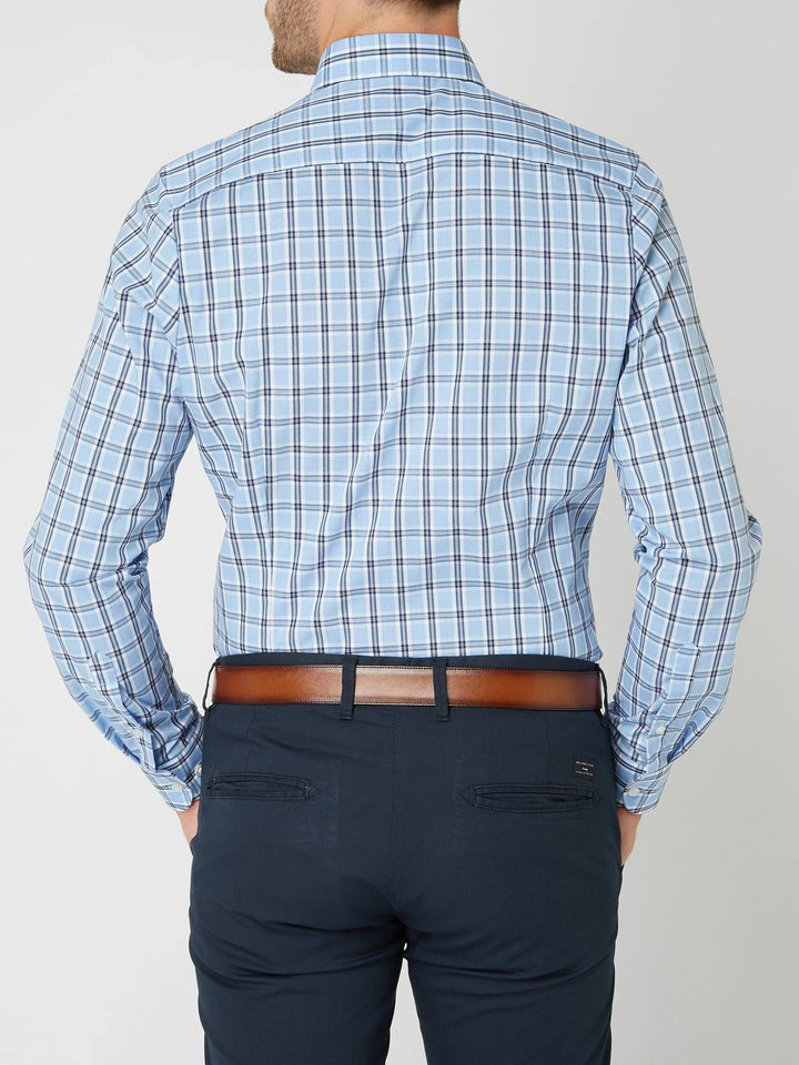 Herren Karohemd Langarm Business Freizeitmode Hemd-Luzern Mode