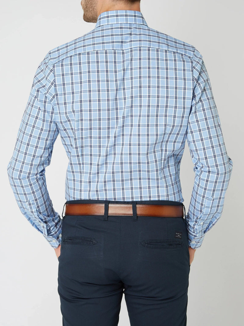 Herren Karohemd Langarm Business Freizeitmode Hemd-Luzern Mode