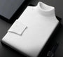 Herren Pullover | Kaschmir | Weich | Luxus | Uni | Regulär | Warm-Weiß-S-Luzern Mode