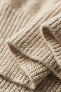 Herren Cashmere Merinowolle Jogginganzug | Beige | 2-teilig | Locker sitzend-Luzern Mode