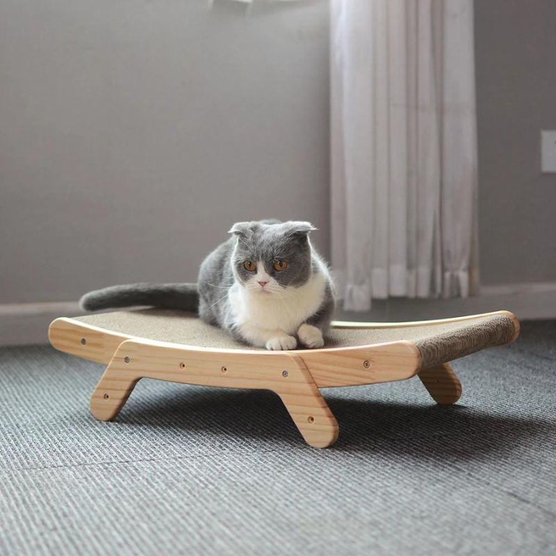 Katzen Kratzbett | Nachhaltig Komfortabel Stilvoll Luxus Weich Sicher-Bed-Luzern Mode