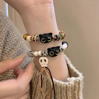 Charm-Armband | Langlebig Boho Katzen Totenkopf Stilvoll Einzigartig Trendig-Luzern Mode