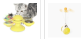 Katzen Spielstation | Nachhaltig Drehend Interaktiv Kratzen Beißen-Luzern Mode