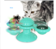 Katzen Spielstation | Nachhaltig Drehend Interaktiv Kratzen Beißen-Luzern Mode