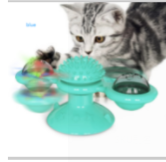 Katzen Spielstation | Nachhaltig Drehend Interaktiv Kratzen Beißen-Luzern Mode