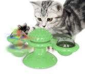 Katzen Spielstation | Nachhaltig Drehend Interaktiv Kratzen Beißen-Luzern Mode