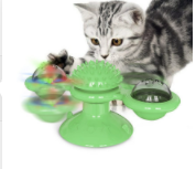 Katzen Spielstation | Nachhaltig Drehend Interaktiv Kratzen Beißen-Luzern Mode