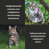 Katzenhalsband | GPS-Tracker Sicher Langlebig Robust Reflektierend-Luzern Mode
