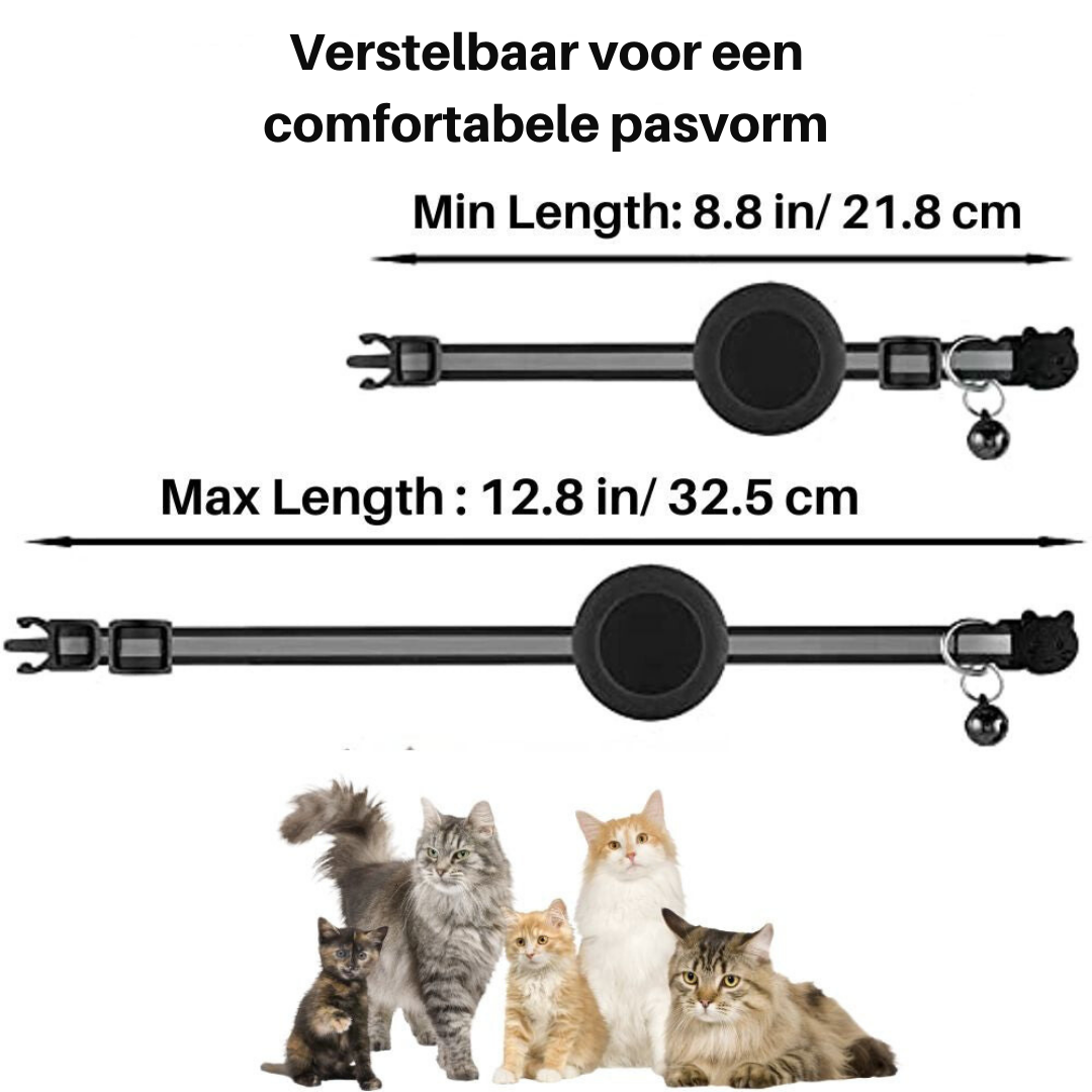 Katzenhalsband | GPS-Tracker Sicher Langlebig Robust Reflektierend-Luzern Mode