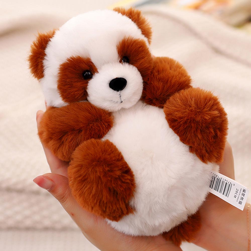 Plüsch-Panda mit Korb zum Herausnehmen – weich gefüllt & dekorativ – 20 cm