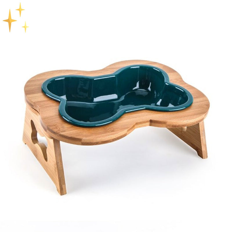 Hundenapf | Knochenform | Keramisch | Erhöht | Langlebig | Ergonomisch | Trendy-Luzern Mode