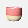 Teetasse | Farbig Keramisch Stilvoll Groß Langlebig Vielseitig-Rosa-Luzern Mode