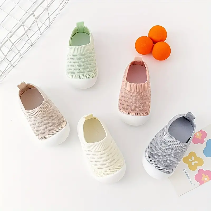 Rutschfeste Baby Hausschuhe - Atmungsaktive Strickschuhe-Luzern Mode