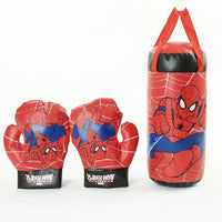 Kinder Boksset | Boksball | Handschuhe | Spiderman | Verstellbar-Luzern Mode