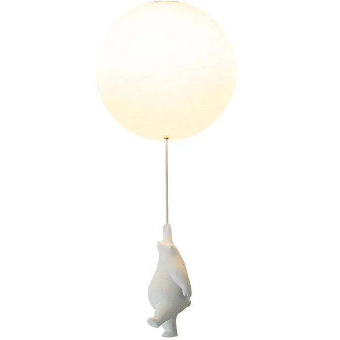 Kinderzimmer Pendelleuchte | Bär Ballon Niedlich LED Langlebig Stimmungsvolles Licht-Luzern Mode