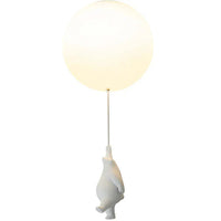 Kinderzimmer Pendelleuchte | Bär Ballon Niedlich LED Langlebig Stimmungsvolles Licht-Luzern Mode
