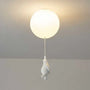 Kinderzimmer Pendelleuchte | Bär Ballon Niedlich LED Langlebig Stimmungsvolles Licht-15 cm-A-warmweiß-Luzern Mode
