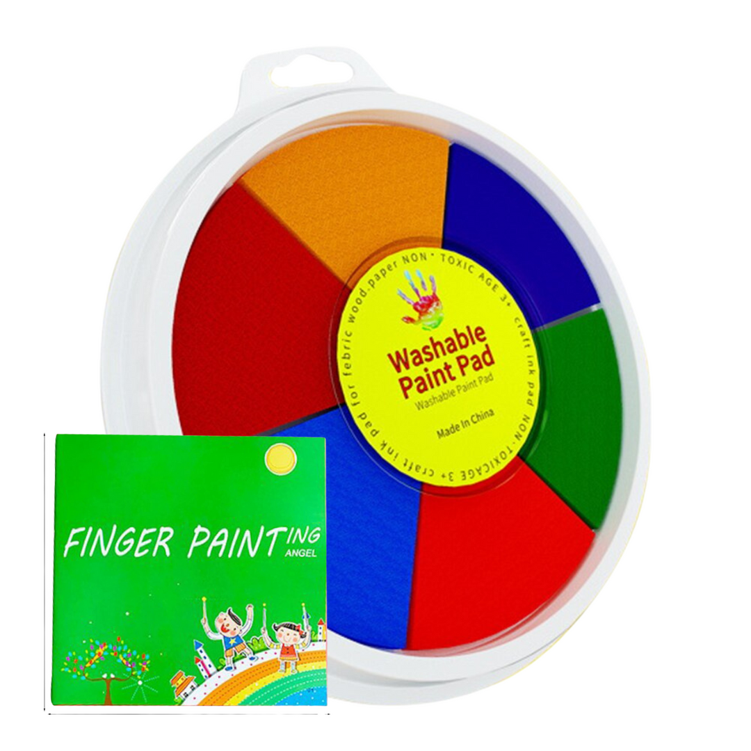 Kinder Fingerfarbenset | Abwaschbar | Kreativ | Vielseitig | Langlebig | Sicher-Luzern Mode