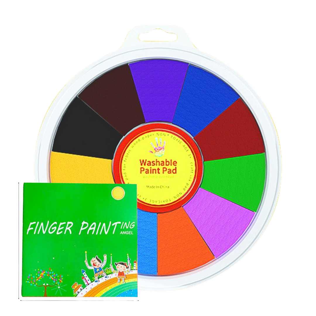 Kinder Fingerfarbenset | Abwaschbar | Kreativ | Vielseitig | Langlebig | Sicher-Luzern Mode