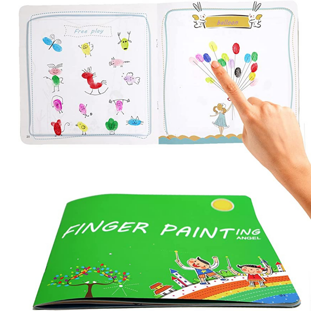 Kinder Fingerfarbenset | Abwaschbar | Kreativ | Vielseitig | Langlebig | Sicher-Luzern Mode