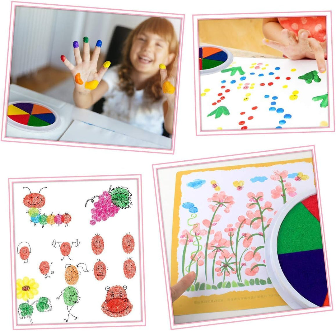 Kinder Fingerfarbenset | Abwaschbar | Kreativ | Vielseitig | Langlebig | Sicher-Luzern Mode