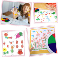 Kinder Fingerfarbenset | Abwaschbar | Kreativ | Vielseitig | Langlebig | Sicher-Luzern Mode