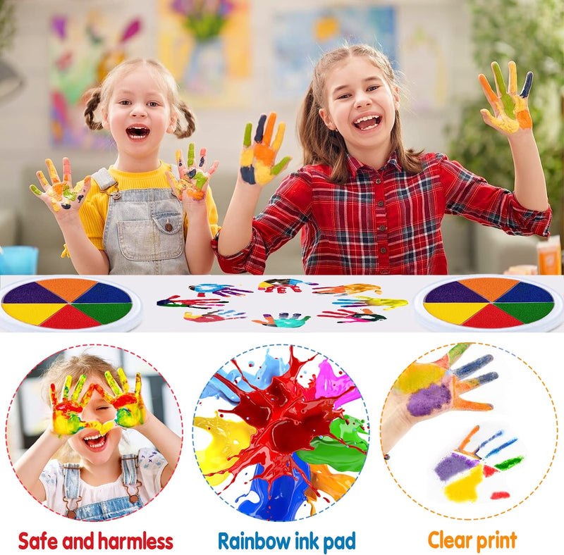Kinder Fingerfarbenset | Abwaschbar | Kreativ | Vielseitig | Langlebig | Sicher-Luzern Mode