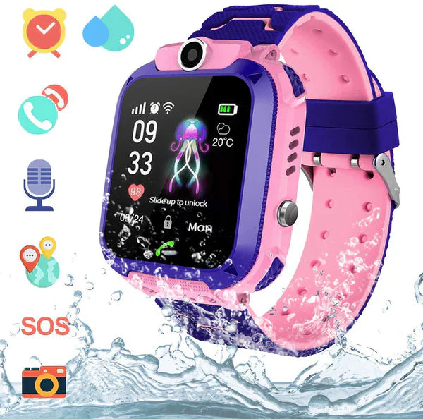 GPS-Uhr für Kinder | Echtzeit-Standort | Telefonfunktion | Smartwatch-Luzern Mode